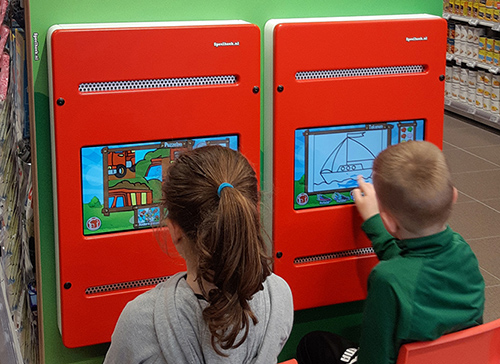 kinder touchscreens met de sofware in uw huisstijl